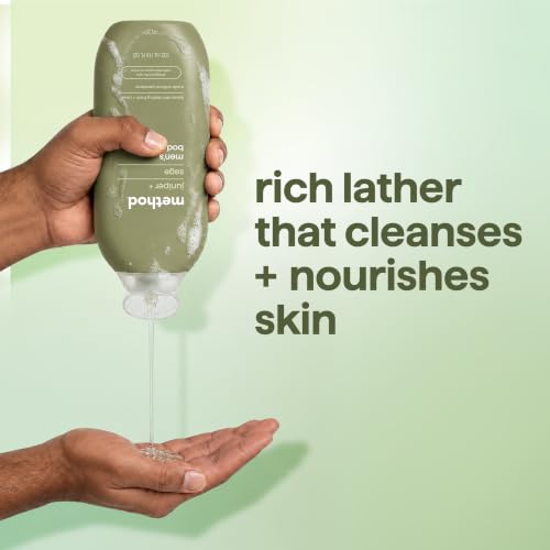 Image of method Men's Body Wash, Juniper + Sage, 18 fl oz, 6 Pack