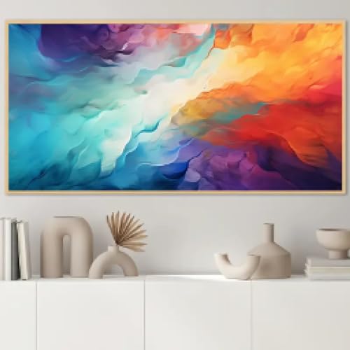 Art mural de nuages colorés XINBAO pour couloir lumineux