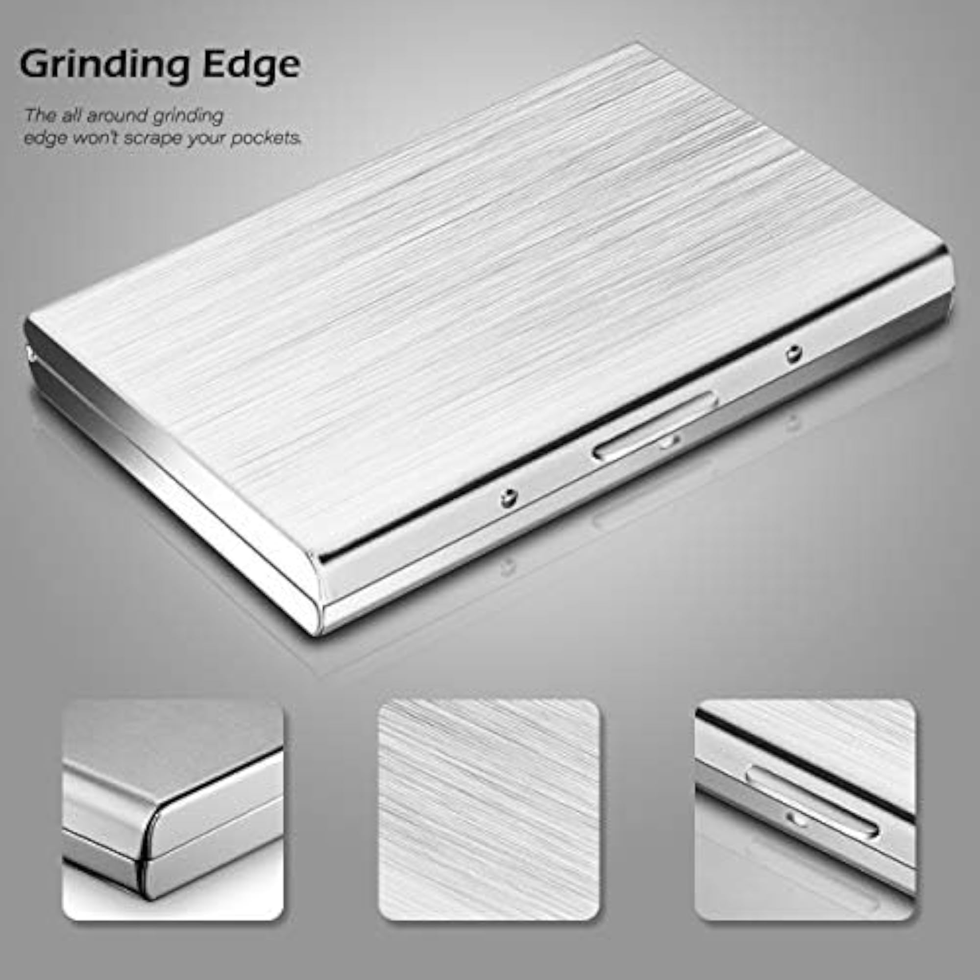 Metal Water-Resistant Stainless Steel Card Holder