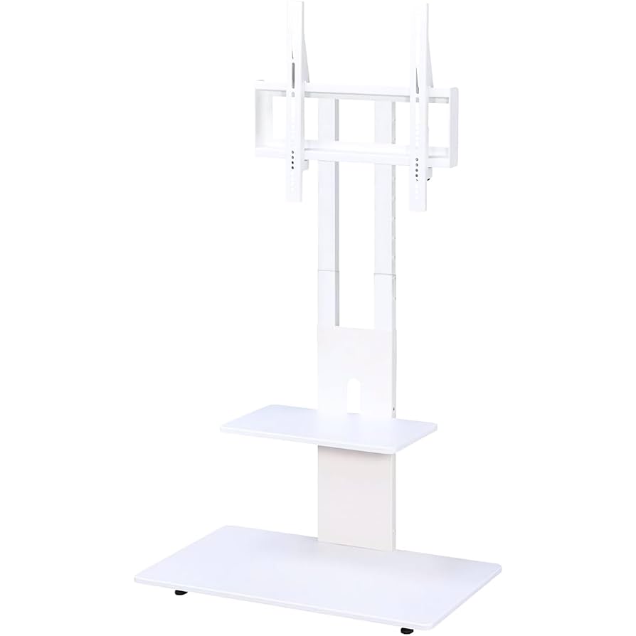 Sun Ruckテレビスタンド SR-TVST05 ホワイト Amazon｜SunRuck サンルック 壁寄せテレビスタンド ハイタイプ