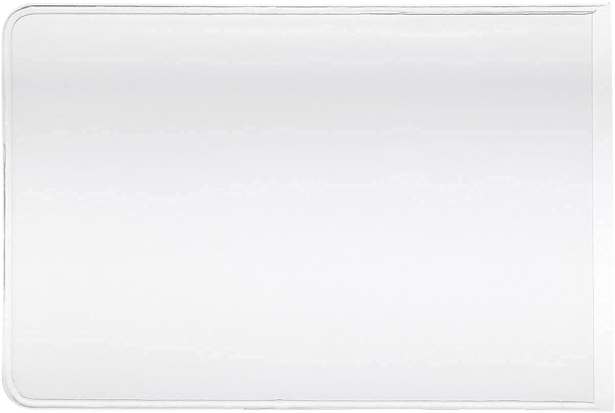 Zestaw 5 przezroczystych kieszeni na dowód osobisty i karty kredytowe, karty jazdy, prawo jazdy, przezroczyste etui ochronne UNISEX, klasyczne, 5 przezroczystych kieszeni, przezroczysty, UNISEX,