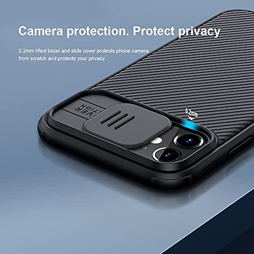 Image of for iPhone 11 (6.1 inch) Case with Camera Cover,Slim Fit Thin Polycarbonate Protective Shockproof Cover with Slide Camera Cover, Upgraded Case for Apple iPhone 11 6.1inch (Black)