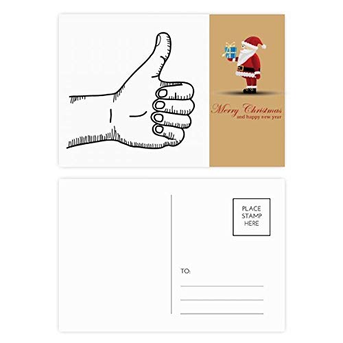 Cartes de remerciement en lot de 20 pour dire merci facilement avec un joli texte manuscrit