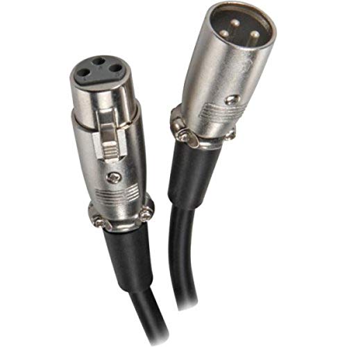 Câble XLR Chauvet DMX de 7 mètres doté de connecteurs durables haute fidélité