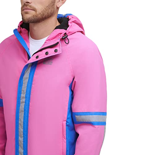 Image of DKNY mens Dkny Men's Taslan Performance Hoody With Reflective Detail