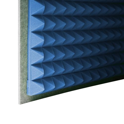 Self Made Desktop Recording Booth, Cubierta Acústica Plegable para Grabación, Pequeño Estudio de Absorción de Sonido para Podcast, Caja Ligera de Reducción de Ruido Azul, 23.6in miniatura 2