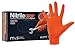Produktbild MTS Safety & Protection Einweghandschuhe L - 50 Stück/Box Nitrilhandschuhe Orange Handschuhe Nitril Diamantstruktur Grip - Einmalhandschuhe Puderfreie & Latexfreie Gummihandschuhe (L, 50 Stück)