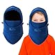 AYPOW Kinder Winter Thermo Fleece Sturmhaube 4-9 Jahre, Multifunktionale Winddichte Verstellbare Gesichtsmaske Skimaske, Warme Mütze Sturmmaske Halswärmer Schal für Jungen Mädchen Outdoor-Aktivitäten