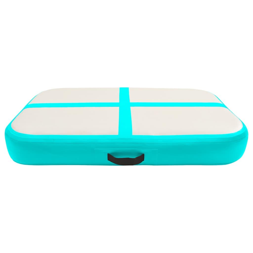Generico Tappetino Ginnastica Gonfiabile con Pompa 60x100x20cm PVC Verde,Articoli Sportivi,Esercizio e Fitness,Yoga e Pilates,Tappetini per Yoga e pilates-92657