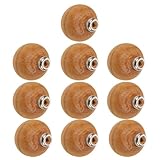 ELAYARD 10 Stück Holzgriffe Für Feilen Stichel Und Schnitzwerkzeuge Ersatzgriffe Für Handbetriebene Holzbearbeitungswerkzeuge Hellbraun