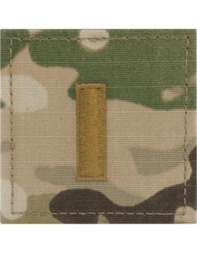 Multicam OCP Rank Insignia Fastener - Second Lieutenant 2LT