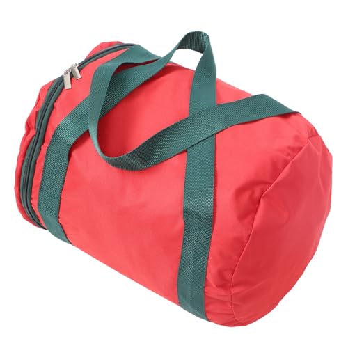 HOOTNEE Christmas Lamp Storage Bag Organizer Double Zipper Compact Design for Holiday Lights Portable Handle for Easy Carrying Dust for Christmas Decorations