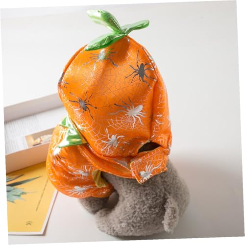 Disfraz para perro calabaza de Halloween talla pequeña miniatura 7