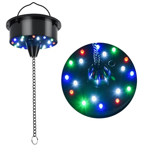 Moteur à boule disco rotatif 6 tr/min avec lumière discothèque 2 modes pour fête