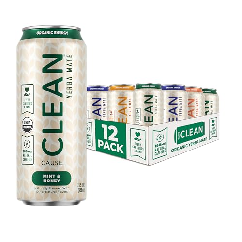 NEW! CLEAN Cause Variety Pack Organic Yerba Mate...