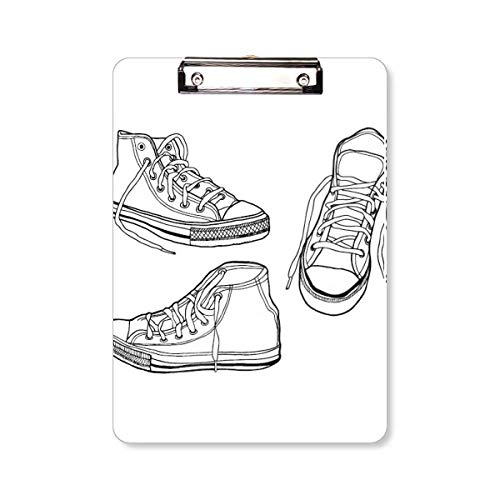 Papier peint pour chaussures toile blanche format A4 fait main