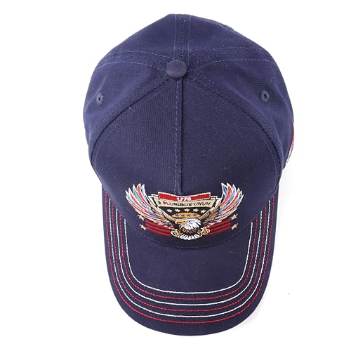 Image of Freedom-Eagles Hat, American Flag Trucker Hat, Snapback Mesh USA Flag Baseball Caps