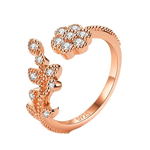 Vzdsddef 14K Gold Plated Cubic Zirconia Twisted Rope Eternity Band for Women,XJ589