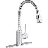Elkay LK2500CR Pursuit Chrome Single Lever Flexible Spout Laundry/Utility Faucet
