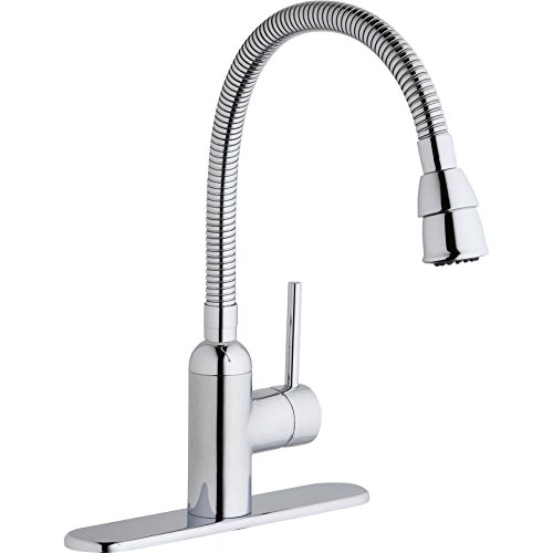 Elkay LK2500 Pursuit 1.5 GPM Deck Mounted Single Handle Laundry Faucet with Brass Handle - Chrome