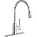 Elkay LK2500CR Pursuit Chrome Single Lever Flexible Spout Laundry/Utility Faucet