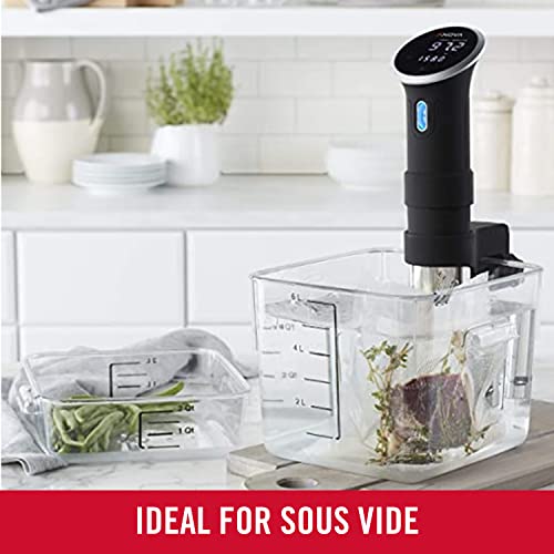 Rubbermaid Commercial Products FG631200CLR Space Saving Square Food Storage Container thumb #3