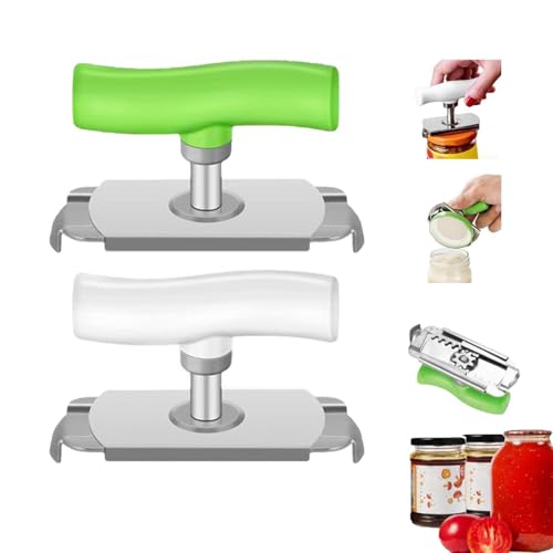 Ouvre-bocal multifonction réglable pour bouteille et boîte de conserve en acier inoxydable - 2