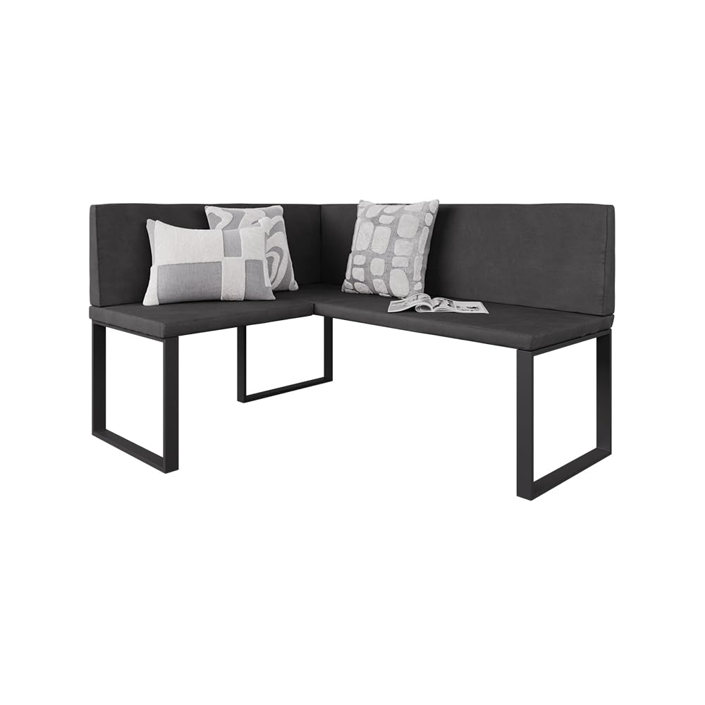 Vicco Banco de Comedor Ravon, Antracita, 120 x 150 cm, Apto como Banco de Comedor para cocinas y Zonas de Comedor