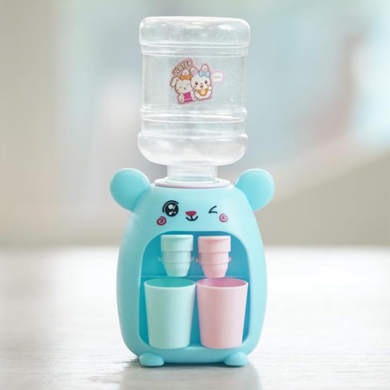 Abaodam Mini Water Dispenser Toy for Kids Simulated Desktop Water Fountain with Tap Enhancing Hand-Eye Coordination and Parent-Child Interaction for Indoor Outdoor Play - Image 2
