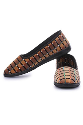 Image of Liberty A-HA SPL.Belly Women Casual Velvet Ballerina Flats - Soft Belly for Women & Stylish Juti - Padded Foam Walking Shoes for Ladies - Office Footwear & Comfortable Winter Bellies - Lightweight