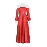 Rhaenyra Costume Red Dress House Dragon Princess Targaryen Costume for Women(M)