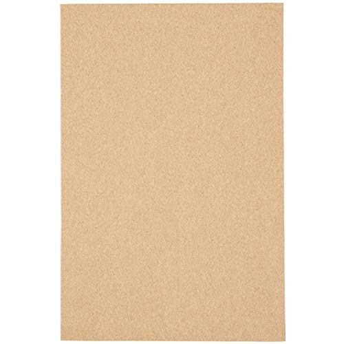 Image of Juvale Corrugated Cardboard Sheets - 6 x 9 in, 2 mm Thick, Brown, Pack of 50 - Book Binding Materials & Thin Cardboard Sheets for Crafts & Mailer Dividers & Backing Board