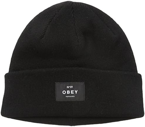 OBEY Women's Vernon Beanie, Black, One 