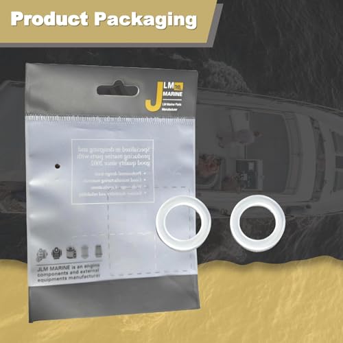 Image of 2PCS 311598 Fill and Drain Screw Washer for Johnson Evinrude OMC Engines Gearcase Lower Unit Oil Drain Screw Gasket 3852105 777517 18-4248