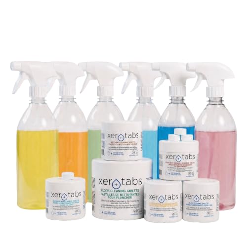 xerotabs All Purpose Cleaning Tablets - Concentrated Multi Surface Cleaner - Ecocert Certified - Non Toxic, Biodegradable & Septic Friendly - Fragrance Free Formula - 20 x 5g Tablets - Image 2