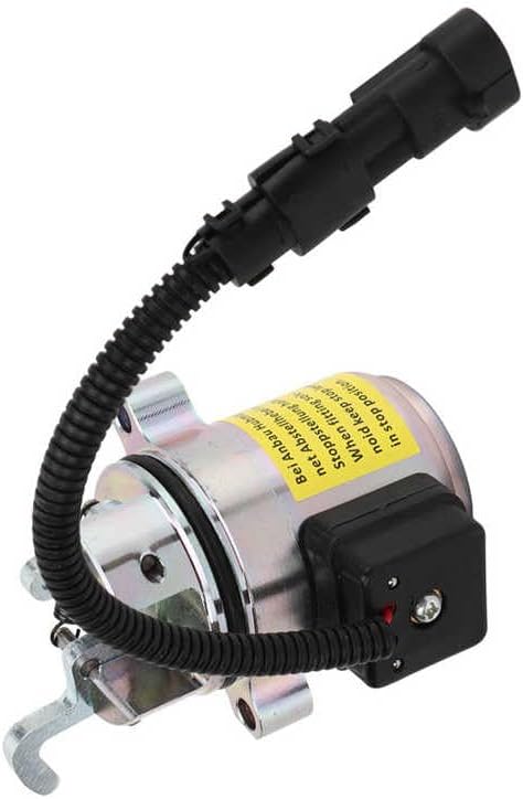 Fuel Shutoff Solenoid Valve 0428‑7583 Replacement for Deutz Engine F3L1011 F4L1011 F3L2011 F4L2011 F2L2011 BF3L2011| | -