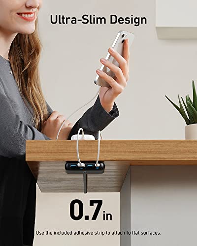 Anker 65W 4 Port Piq 3.0 & Gan Fast Charger Adapter, Powerport Atom Iii Slim Wall Charger With A 45W Usb C Port, For Macbook, Laptops, Ipad Pro, Iphone, Galaxy, Pixel And More #TOP2