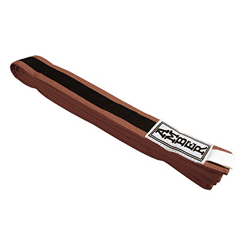 Amber Fight Gear The Ultimate Karate Belt For Durable And Comfortable Training And Competition Brown/Black Size 6 #TOP21