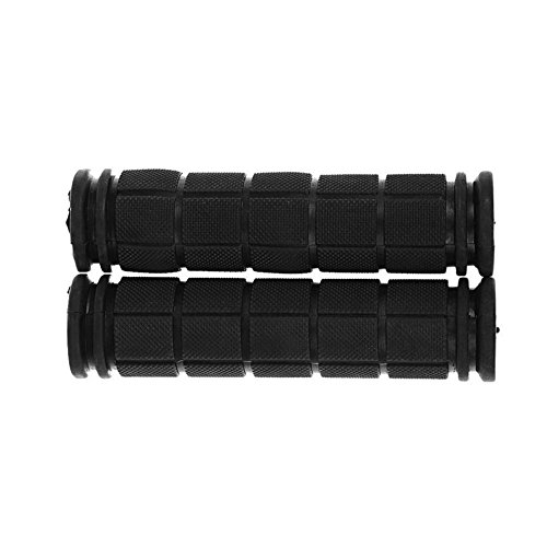 Cute Star Handlebar Grips, 4.7Inch/12Cm Rubber Hand Bar End Grip For Mtb Bmx Road Mountain Bike Bicycle Scooter, Black #TOP4