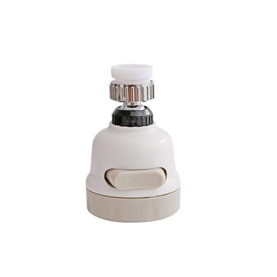 Krishna Zone 360 Degree Rotating Adjustable Water Sprinkler Faucet Aerator 3-Gear Head Nozzle Splash-Proof Filter Extender Sprayer for Kitchen and Bathroom