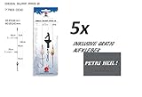 brandungsvorfach binden Set besteht aus 5 Packungen Surf Pro 2 + gratis PETRI HEIL Aufkleber