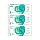Pampers 81691055 Aqua Pure Baby Feuchttücher, weiß