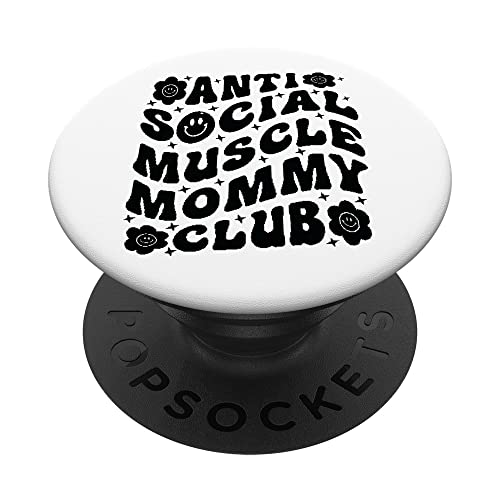 Anti Social Muscle Mommy Club PopSockets PopGrip Intercambiable