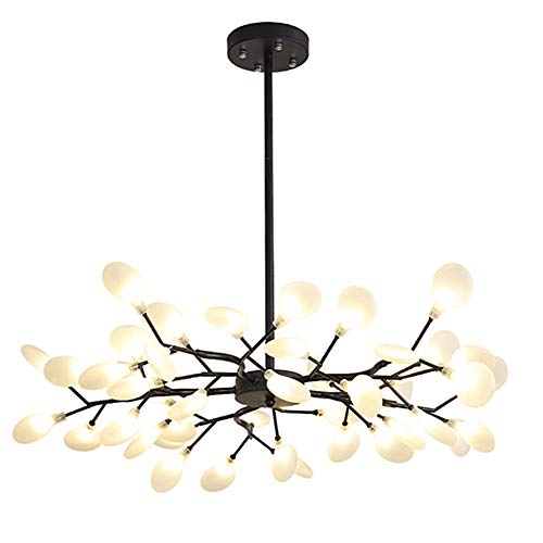 Lustre branche de lumière haut de gamme avec globes en verre fumé