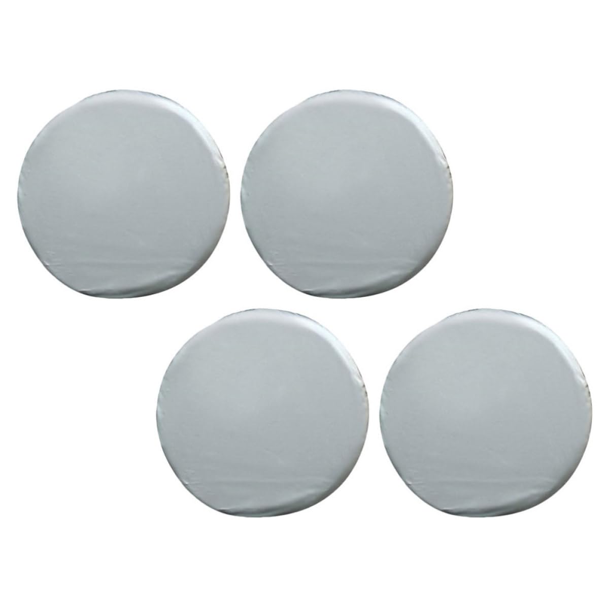 Protector de Llantas Resistente de Tela Oxford Plata 4 Fundas para Rueda para autocaravanas y caravanas 27-29 Pulgadas