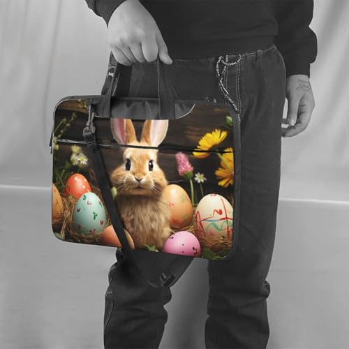 Bolsa Tote para Portátil Huevo de Pascua con Conejo miniatura 6