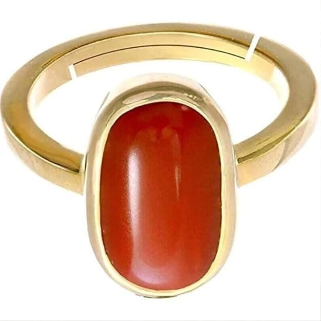 Italian Red Ring Stone stone Original certified Natural Stone panchdhatu Loose Stone 8.25 Ct (B0D9RYY56M) Amazon Price History, Amazon Price Tracker