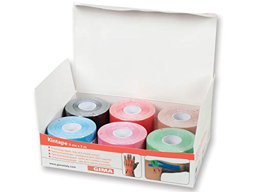 Gima, Ultra Adhesive Kinesiology Tape, Hypoallergenic, Waterproof and Elastic up to 160%, Thickness 0.48 mm - Image 3