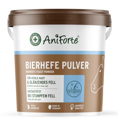 AniForte Reine Bierhefe für Pferde 2,5 kg – Natürliche Ergänzung