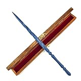 Will O'Wisp's Wand Emporium - Solid Wood Wand in Wooden Display Box (The Evoker)